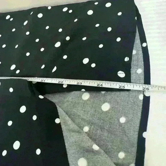 5 for $25| NWT Forever 21 black with white cream polka dot button down small - Picture 9 of 9